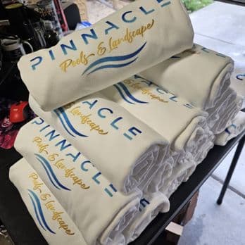 Custom branded pool towels bulk