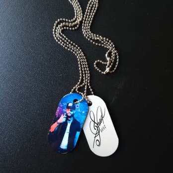 Custom dog tags engraved