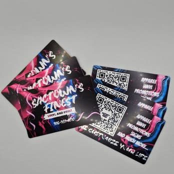 Metal business cards custom printed